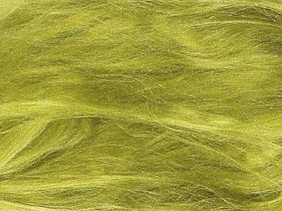 svila barvana v traku 50g zelena